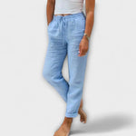 Stacy - Pantalones de lino livianos Alba Madrid