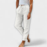 Stacy - Pantalones de lino livianos Alba Madrid