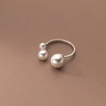 Anillo ajustable de perlas de agua dulce Alba Madrid