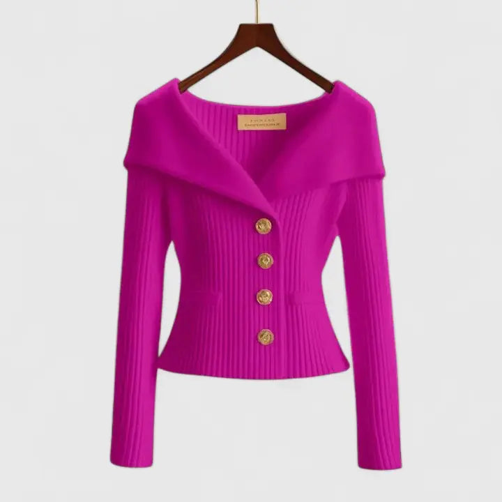Clarisa | Elegante chaqueta de punto para apariciones con estilo Alba Madrid