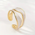 Vanesa - Anillo de Oro Blanco Vintage Alba Madrid