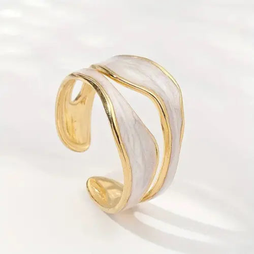 Vanesa - Anillo de Oro Blanco Vintage Alba Madrid
