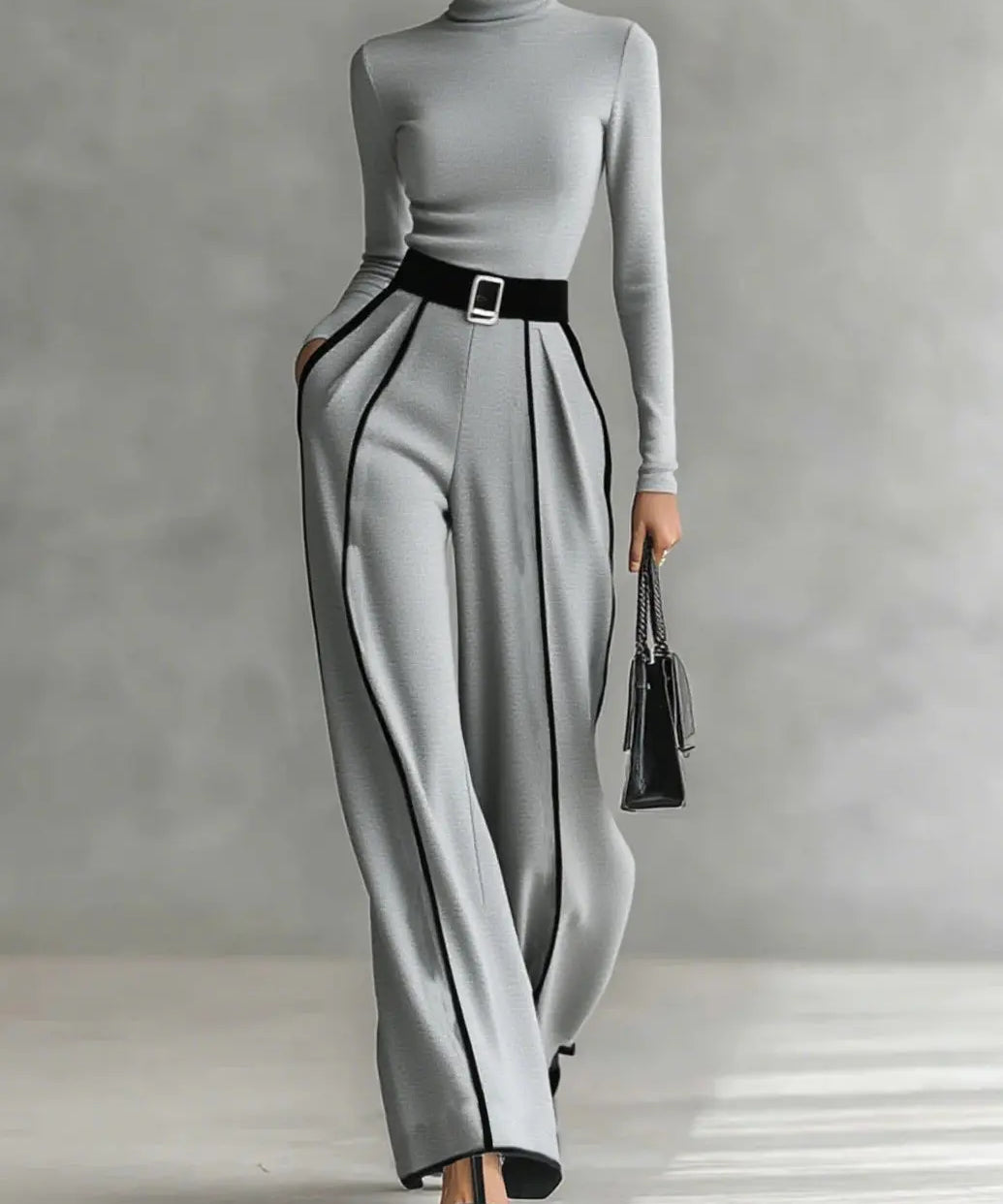 Carmen | Conjunto elegante con detalle de contraste Alba Madrid