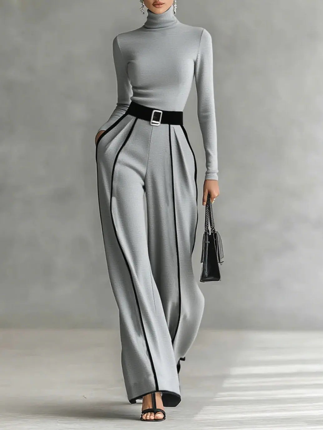 Carmen | Conjunto elegante con detalle de contraste Alba Madrid