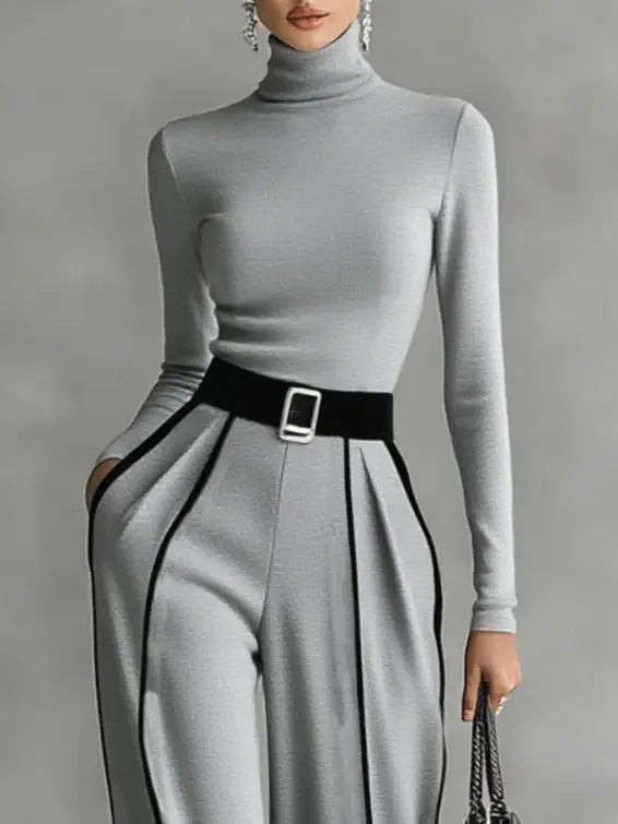 Carmen | Conjunto elegante con detalle de contraste Alba Madrid