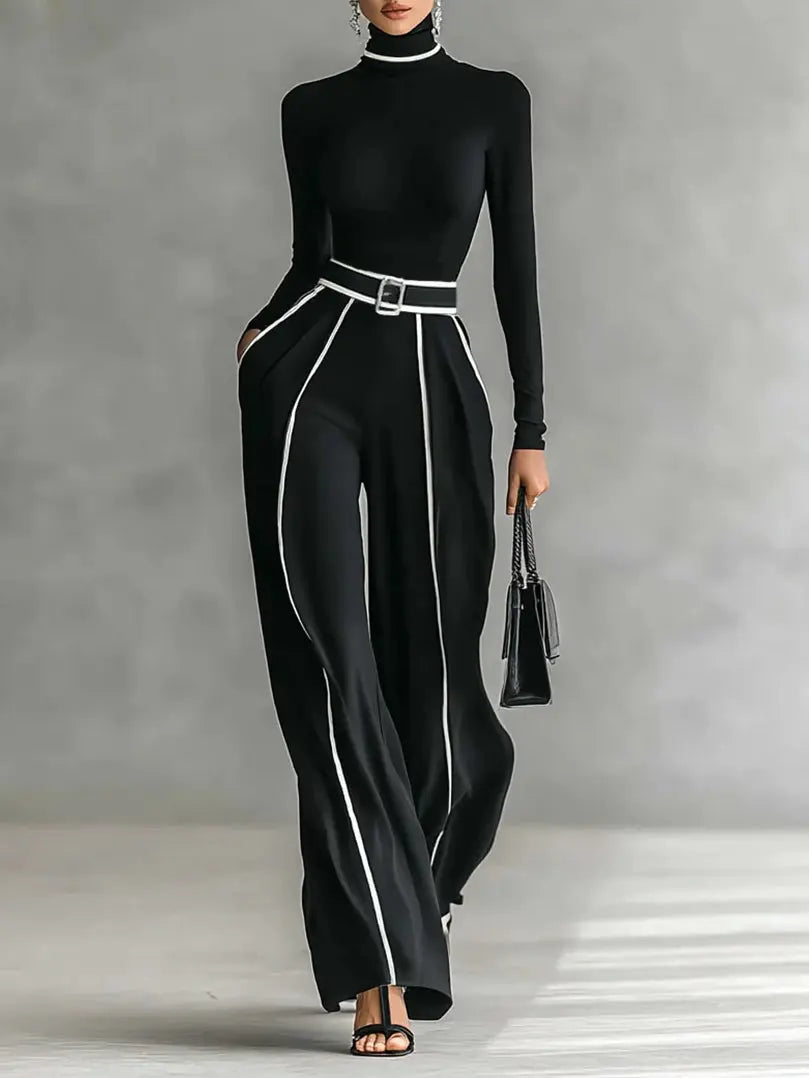 Carmen | Conjunto elegante con detalle de contraste Alba Madrid