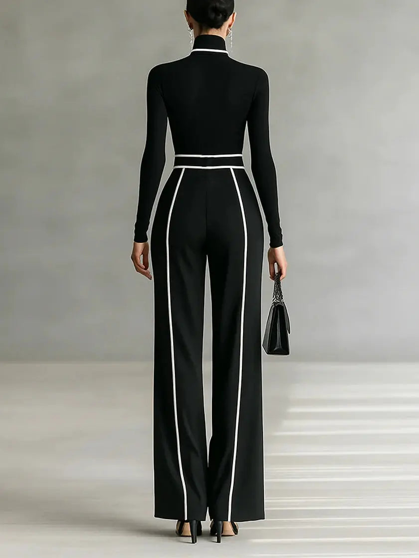 Carmen | Conjunto elegante con detalle de contraste Alba Madrid