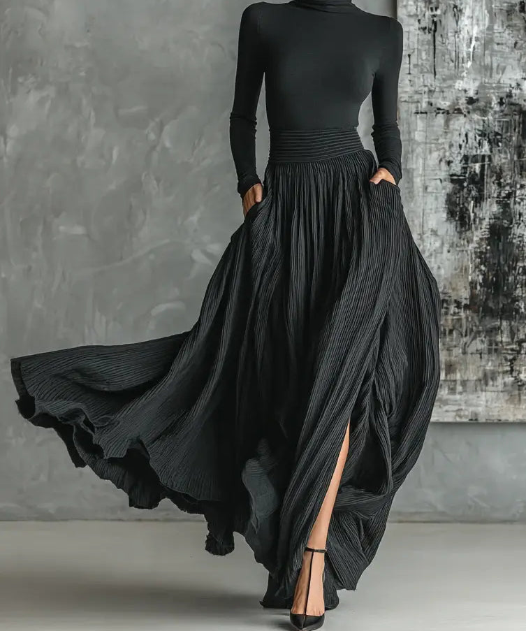 Carmen | Conjunto elegante con falda plisada Alba Madrid
