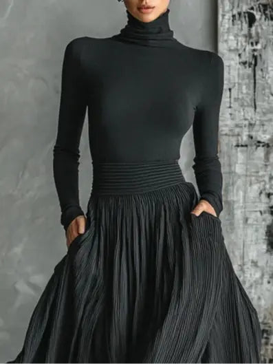 Carmen | Conjunto elegante con falda plisada Alba Madrid