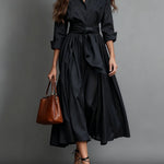 Carmen | Elegante Vestido Maxi con Detalle de Lazo Alba Madrid