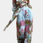 Sanne Conjunto Elegante Estampado de Camisa y Pantalón Fluido Alba Madrid