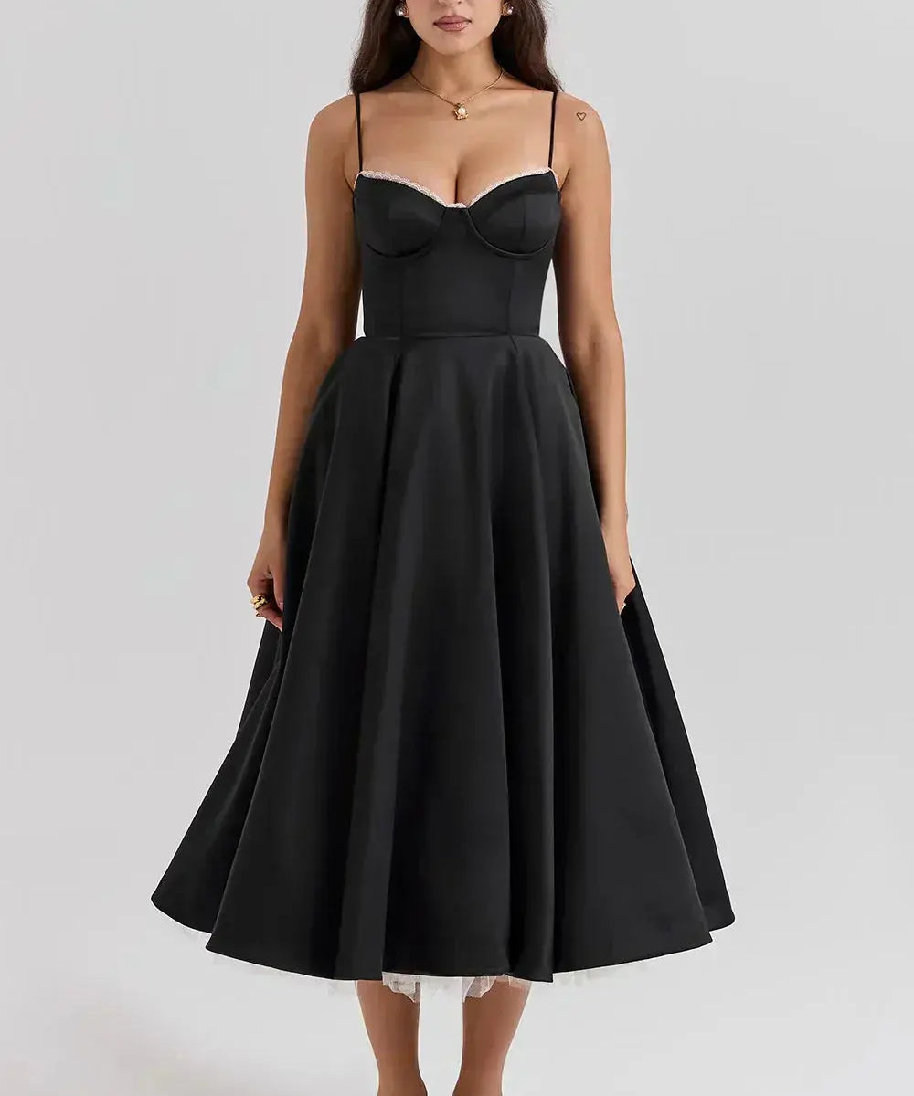 Arielle | Vestido Midi de Lujo Alba Madrid