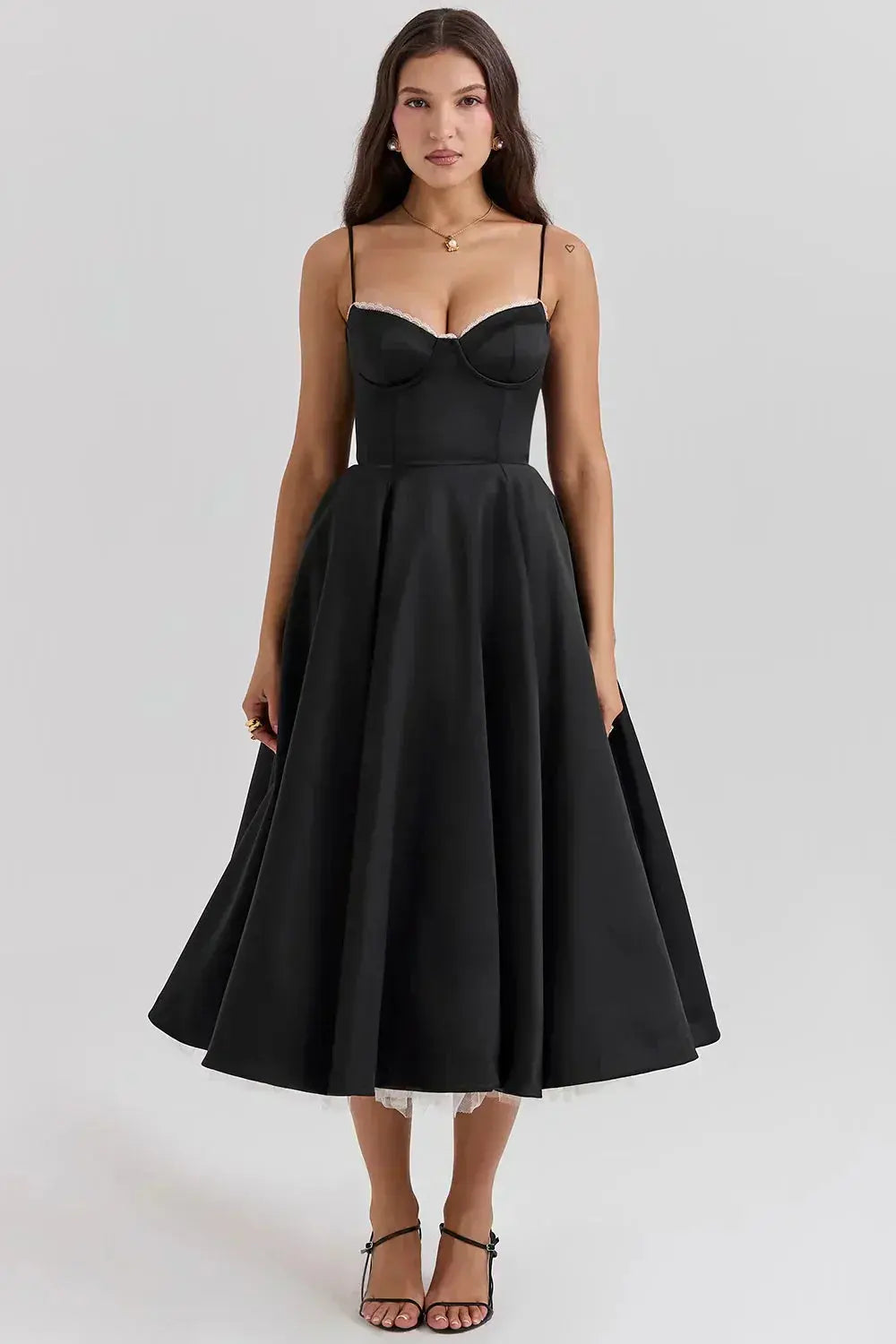 Arielle | Vestido Midi de Lujo Alba Madrid