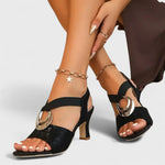 Jasmina - Sandalias Elegantes con Hebilla Decorativa Alba Madrid