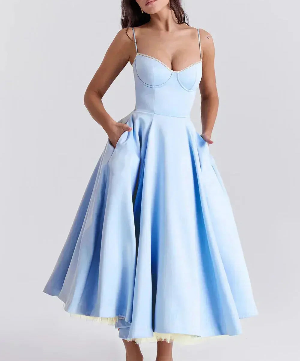 Arielle | Vestido Midi de Lujo Alba Madrid