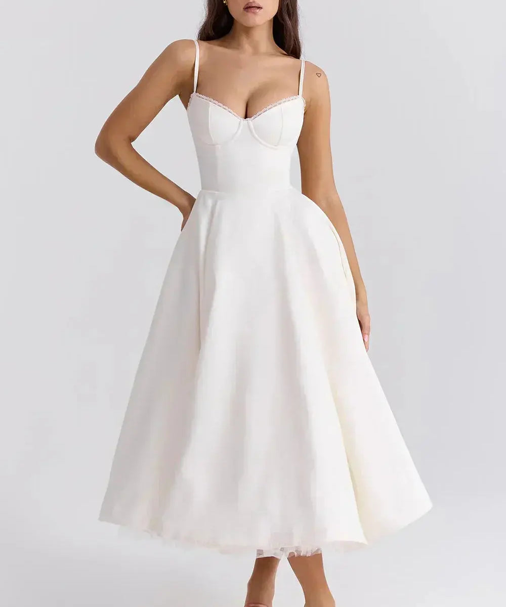 Arielle | Vestido Midi de Lujo Alba Madrid