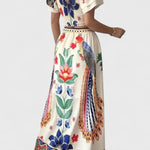Itzel Conjunto Bohemio con Estampado Étnico Alba Madrid