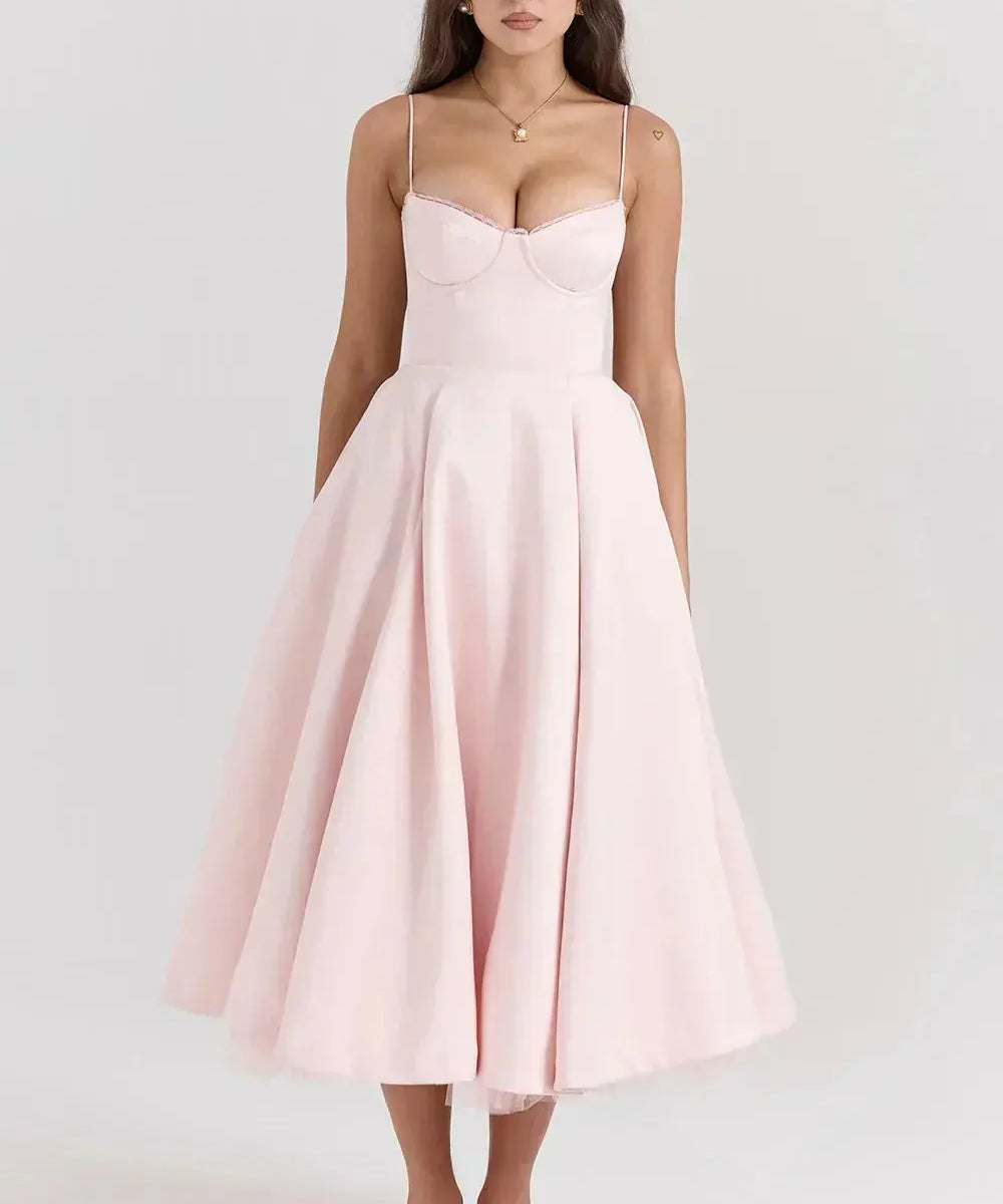 Arielle | Vestido Midi de Lujo Alba Madrid