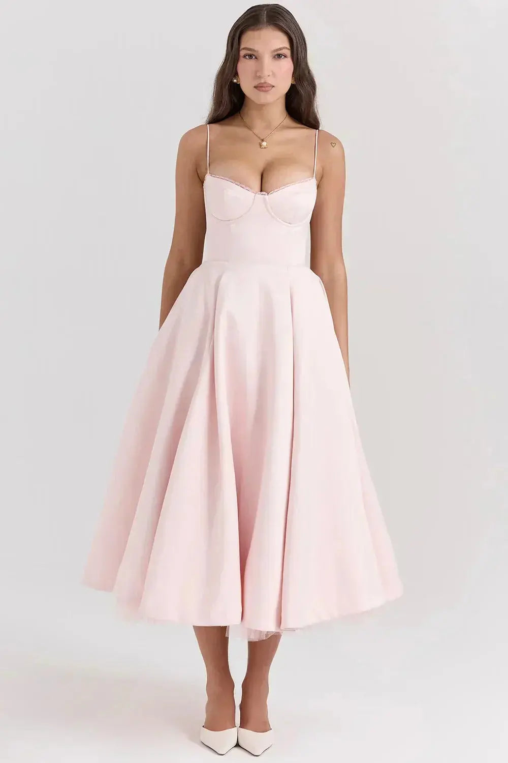 Arielle | Vestido Midi de Lujo Alba Madrid