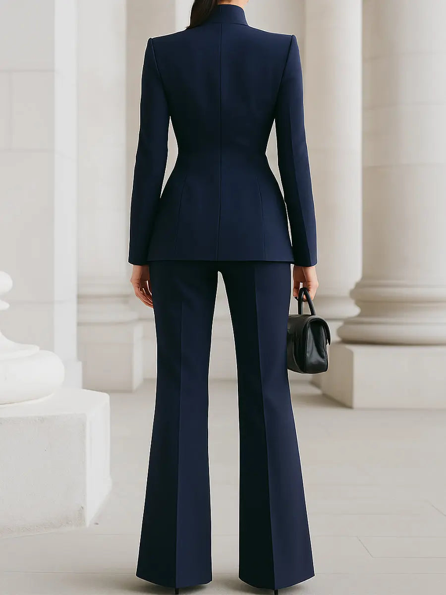Adrielle Elegante conjunto de Blazer y Pantalón Alba Madrid