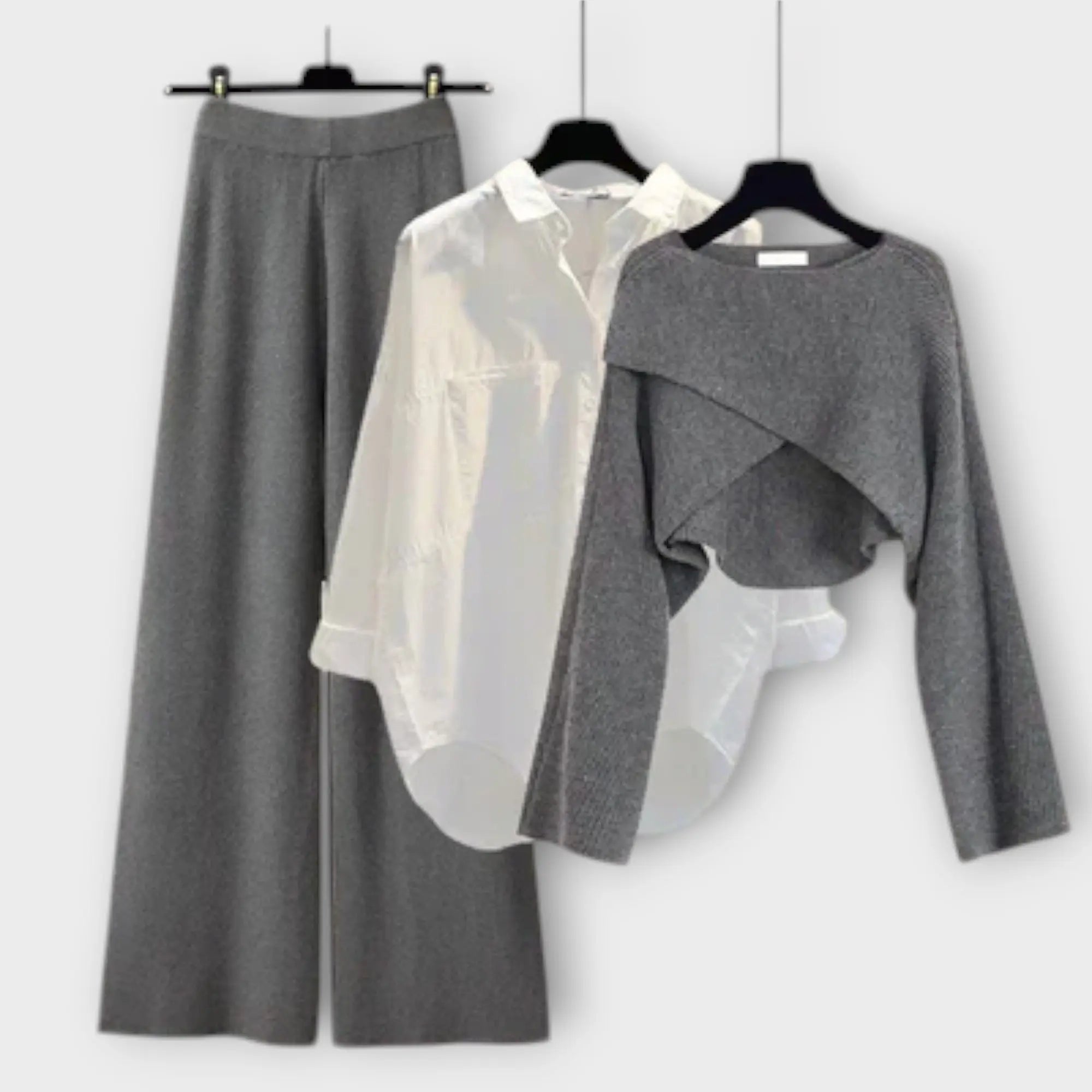 Deni® | Conjunto Cómodo de Tres Piezas Alba Madrid