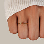 Anillos de oro con piedra de nacimiento Alba Madrid