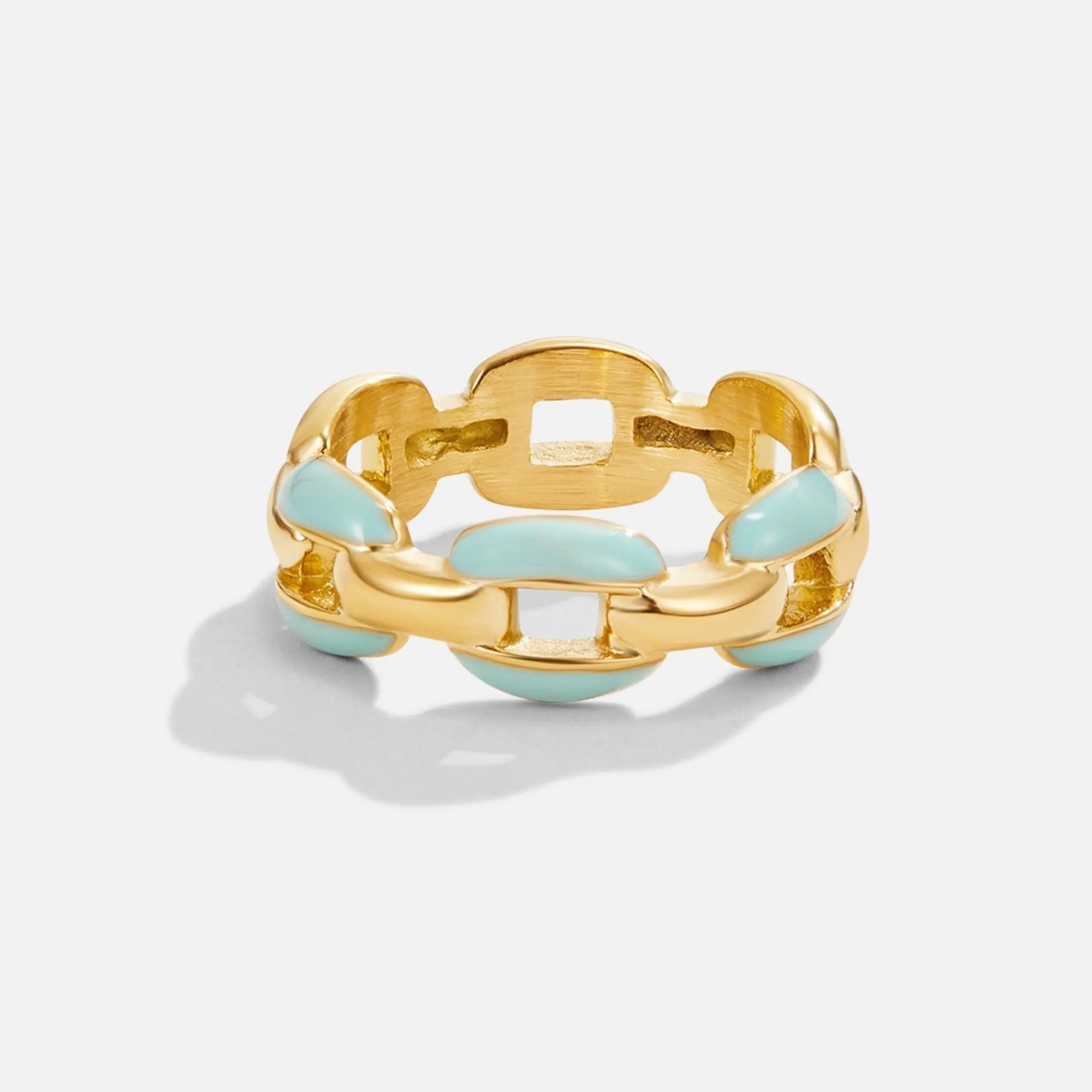 Anillo de cadena azul Reya Alba Madrid