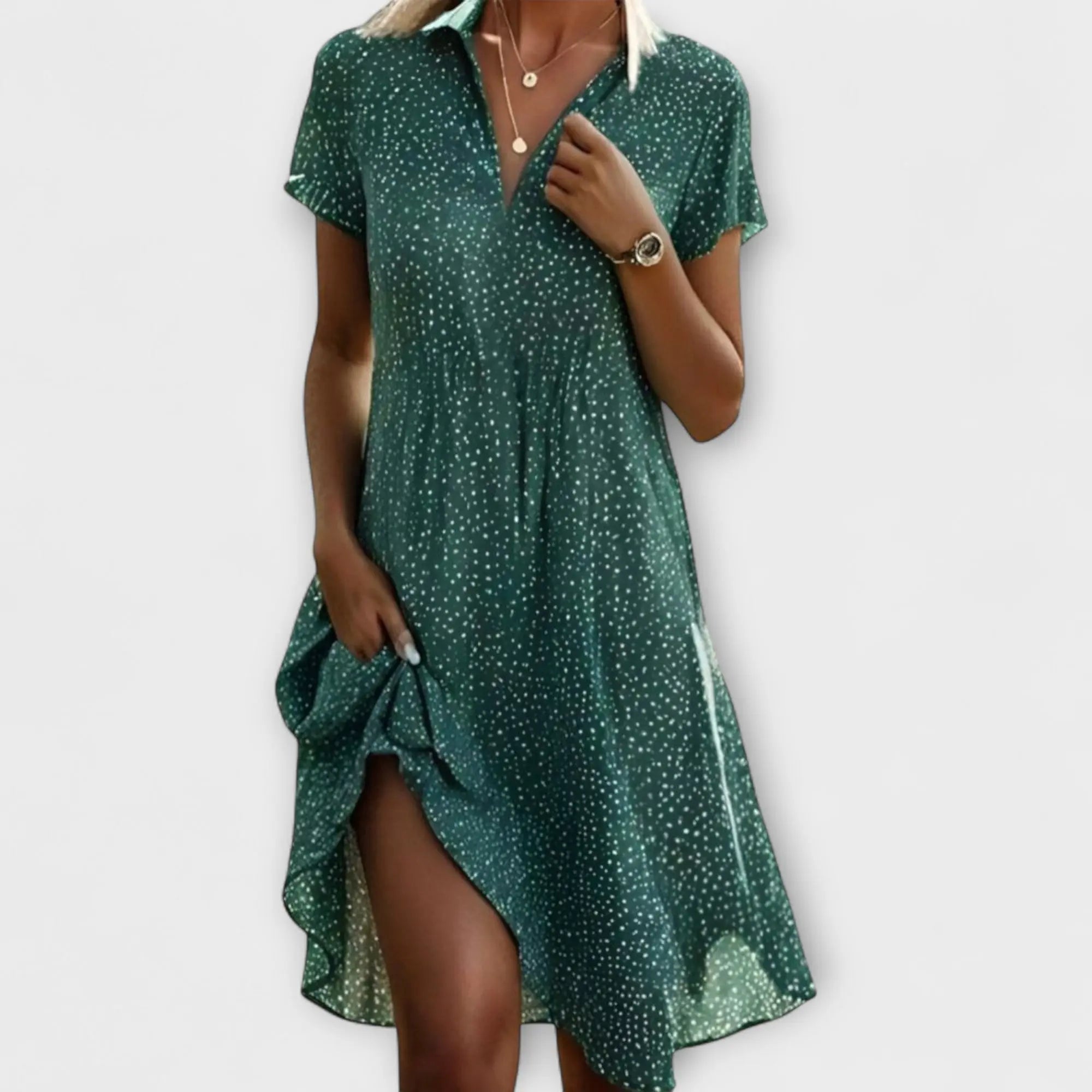 Sofía - Vestido de verano ligero con un toque clásico Alba Madrid