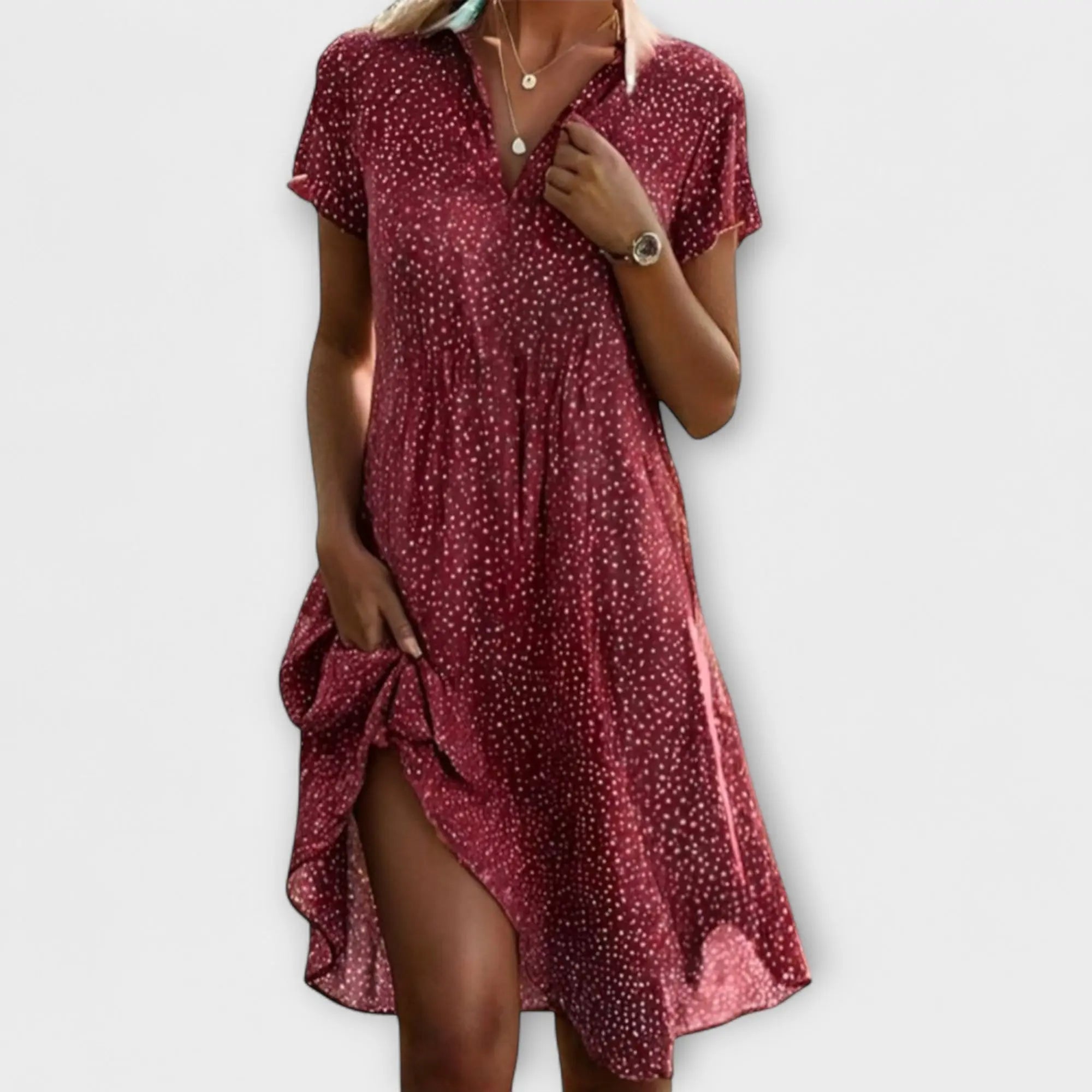 Sofía - Vestido de verano ligero con un toque clásico Alba Madrid