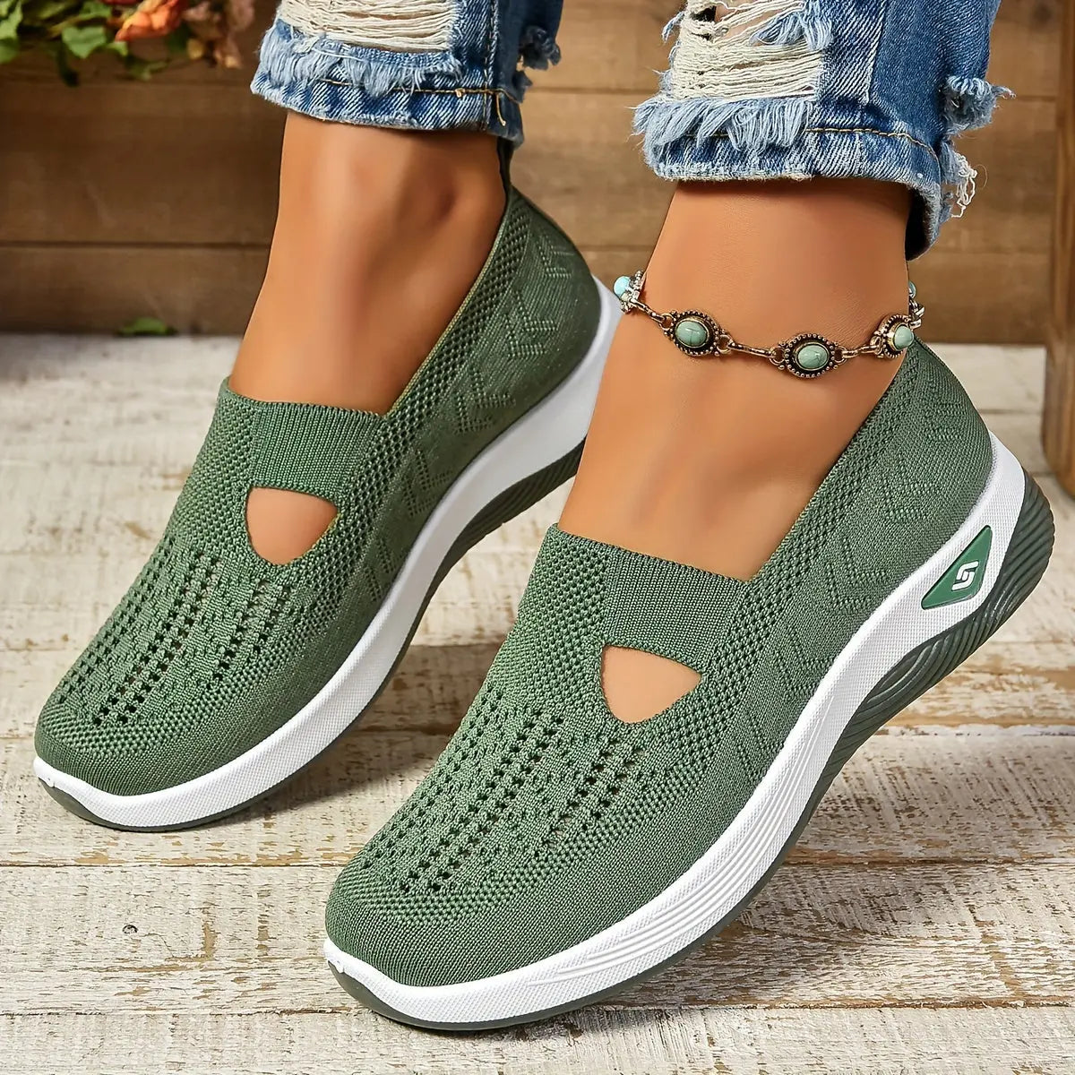 Ottilie Zapatos Slip On Transpirables Damas Ortopédicos Alba Madrid