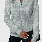 Zoey Jersey de Punto con Cremallera Suave Alba Madrid