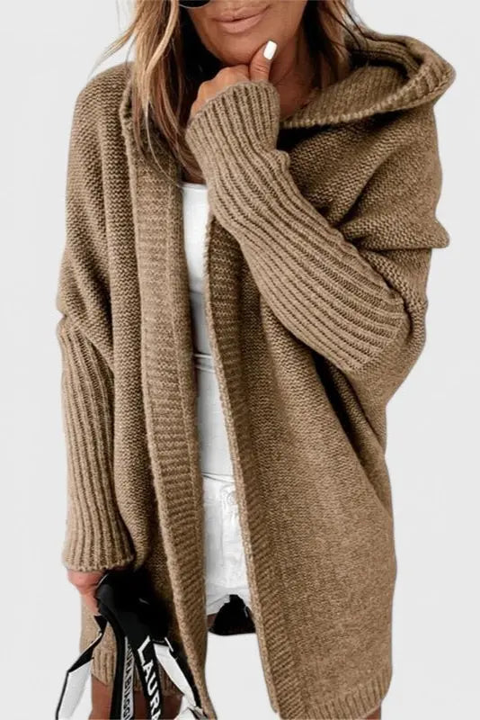 Lovisa Cárdigan de Punto con Capucha Oversized Alba Madrid
