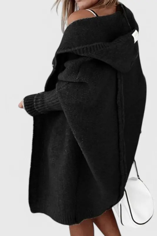 Lovisa Cárdigan de Punto con Capucha Oversized Alba Madrid