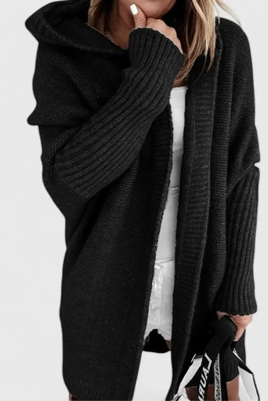 Lovisa Cárdigan de Punto con Capucha Oversized Alba Madrid