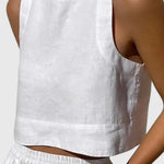 Avelina Conjunto Minimalista en Algodón y Lino Ligero Alba Madrid