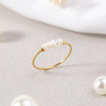 Silva - Anillo de perlas de agua dulce Alba Madrid