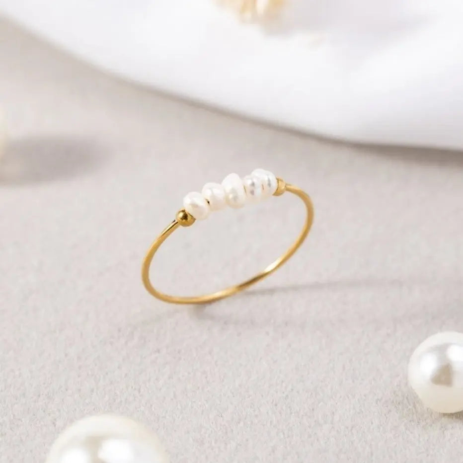 Silva - Anillo de perlas de agua dulce Alba Madrid