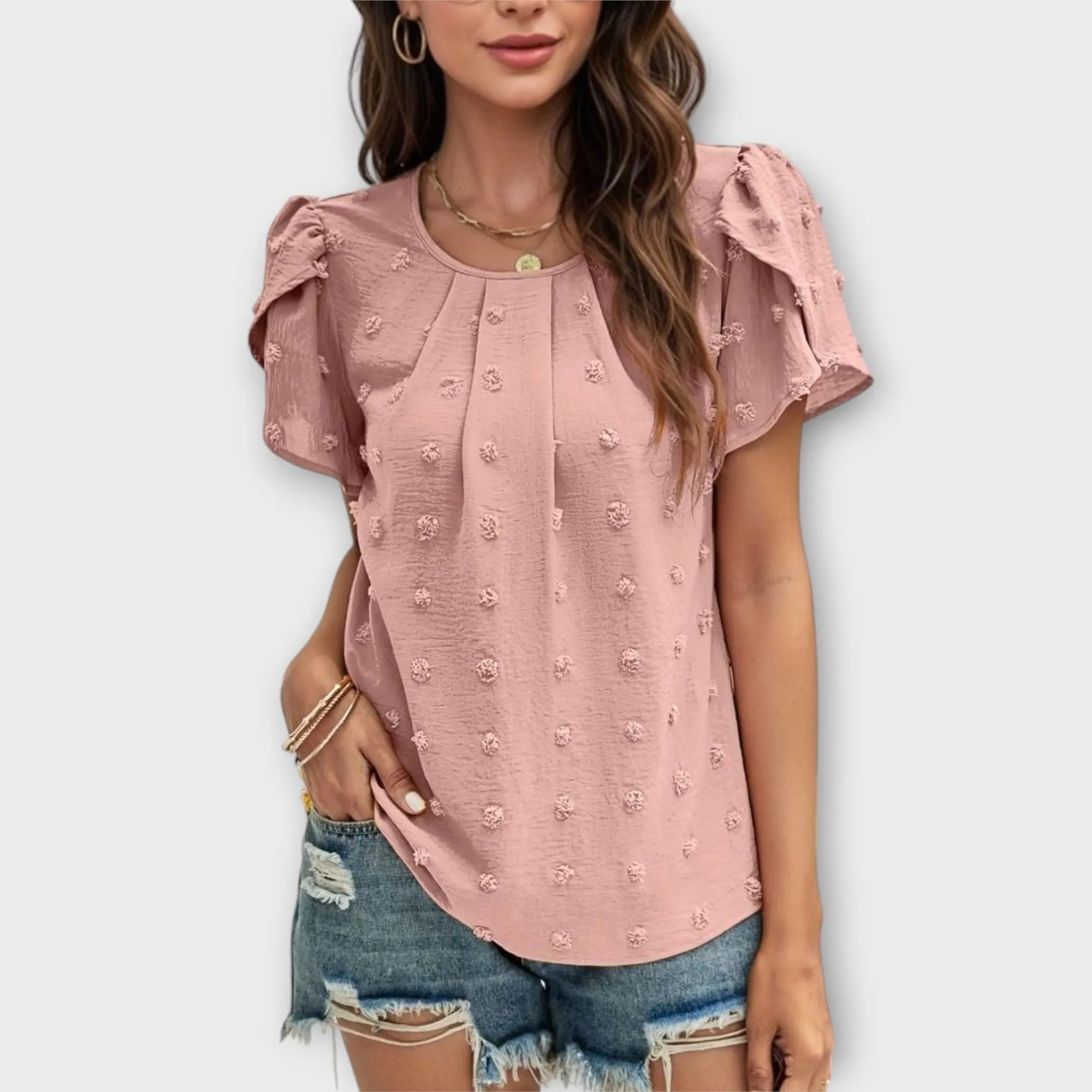 Laura | La blusa de lunares ideal Alba Madrid