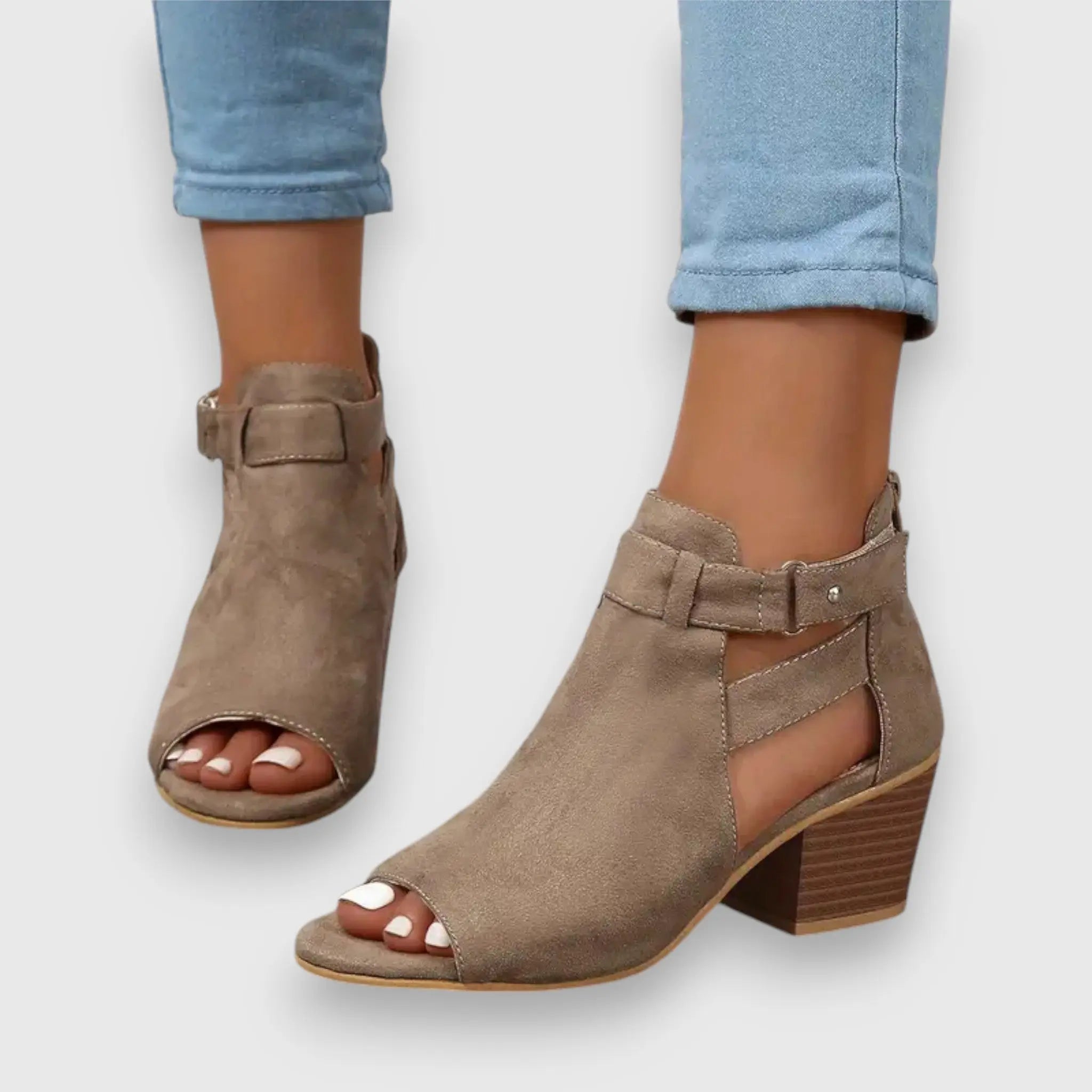 Nadine – Sandalias con tacones gruesos Alba Madrid