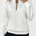 Zoey | Jersey de Punto con Cremallera Suave Alba Madrid