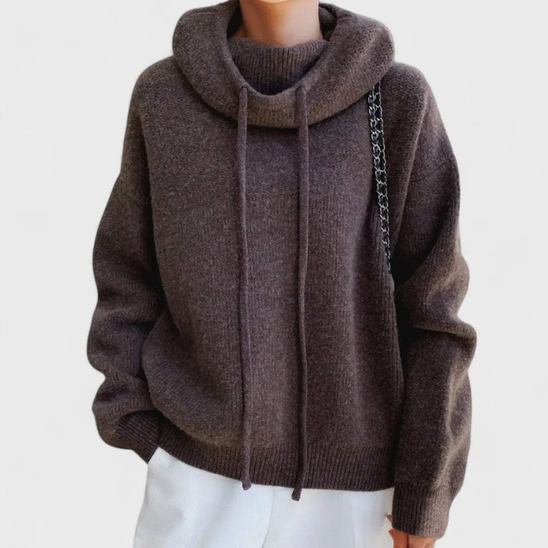 Charlotte - Suéter de cuello alto en lana merino Alba Madrid