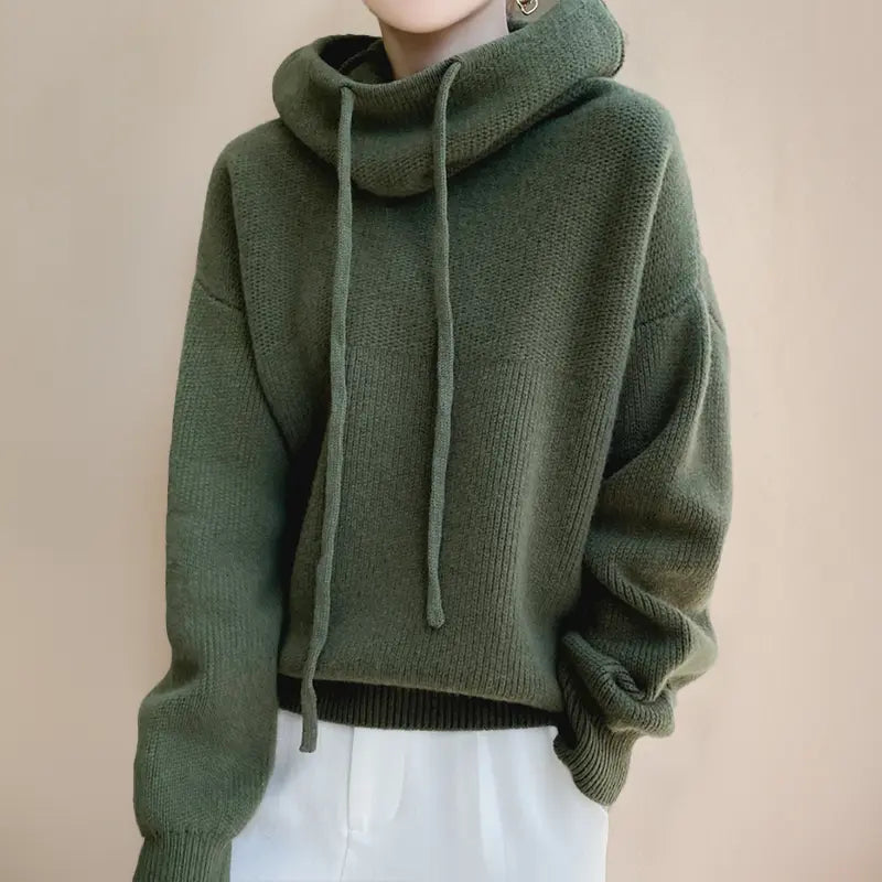 Ariana Lujo Diario – Suéter de Cuello Alto en Merino Alba Madrid