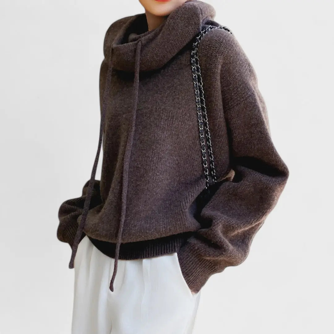 Charlotte - Suéter de cuello alto en lana merino Alba Madrid