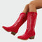 Botas western bordadas con estilo Alba Madrid