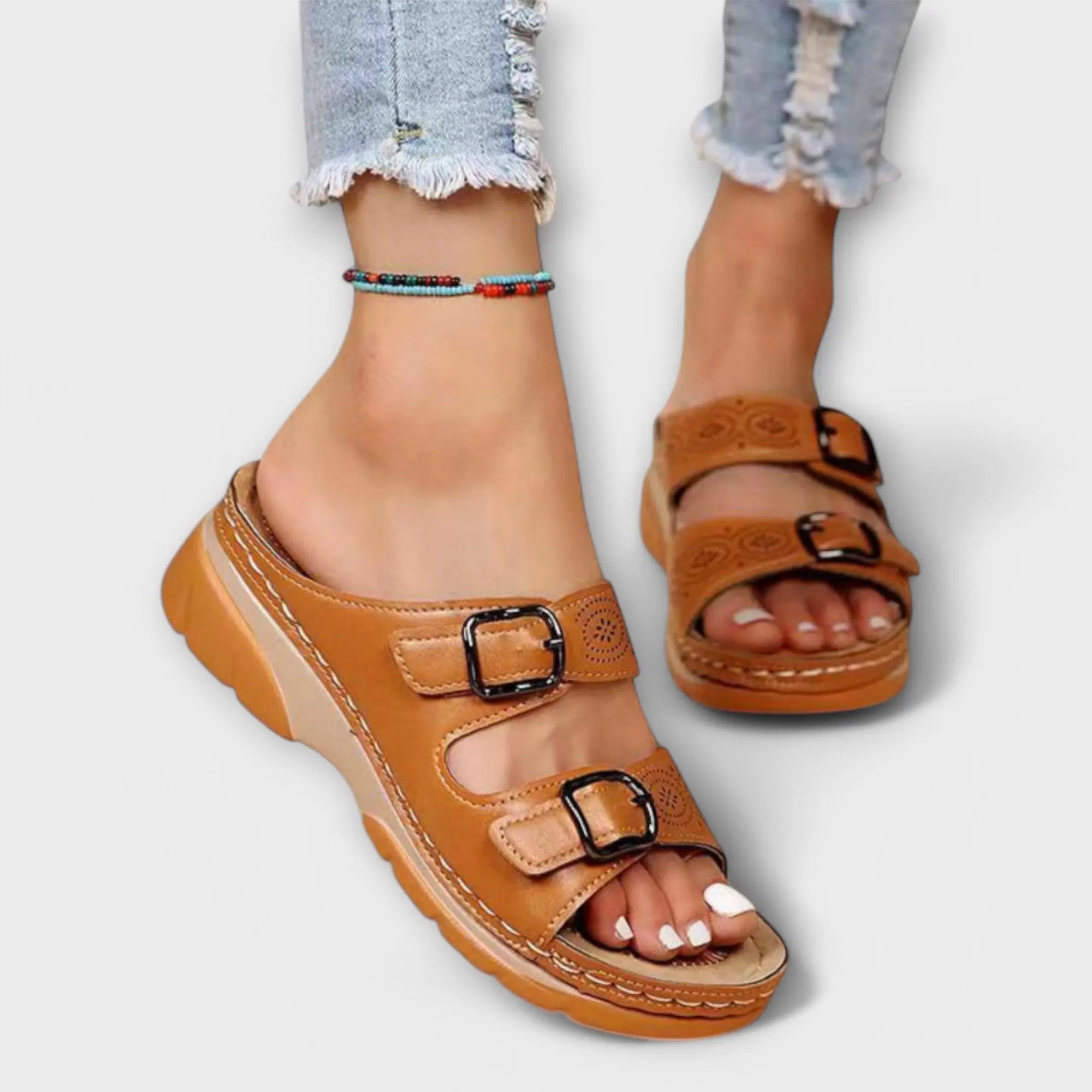 Kamilla - Sandalias de verano elegantes para mujeres Alba Madrid