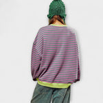 Mary - Suéter Oversize a Rayas Alba Madrid