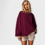 Mary - Suéter Oversize a Rayas Alba Madrid