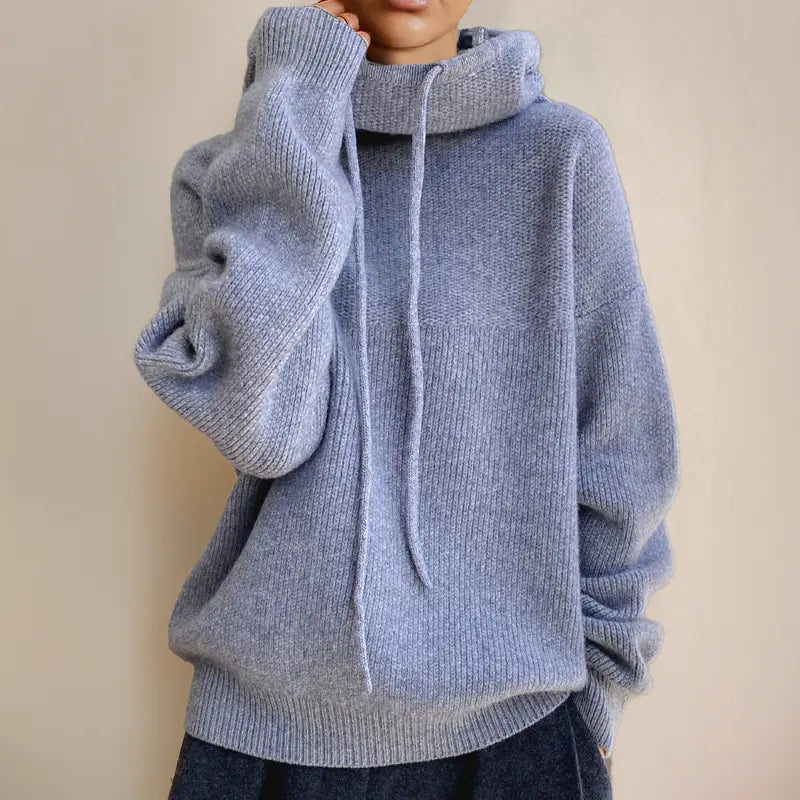 Ariana Lujo Diario – Suéter de Cuello Alto en Merino Alba Madrid