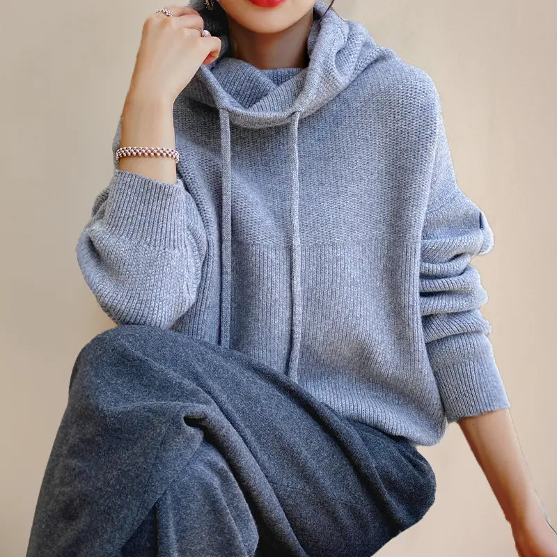 Ariana Lujo Diario – Suéter de Cuello Alto en Merino Alba Madrid