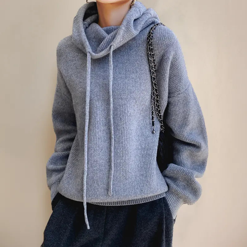 Ariana Lujo Diario – Suéter de Cuello Alto en Merino Alba Madrid